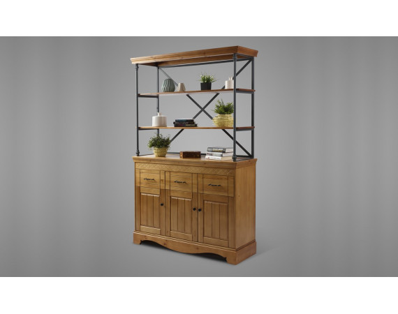 Комод Дания №8+Стеллаж Дания металл №4