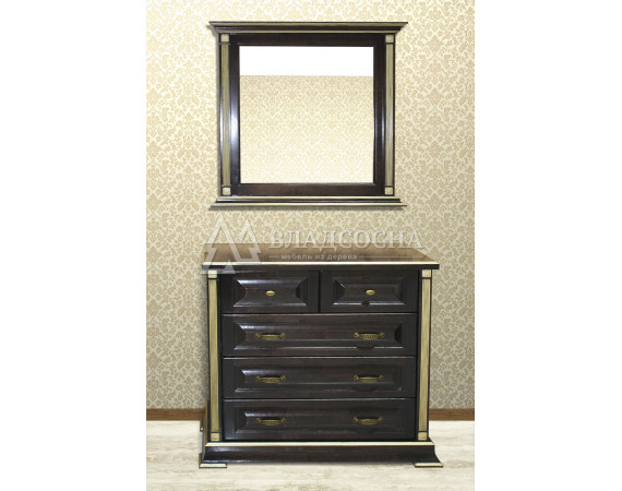 Комод и зеркало из серии Грета из березы