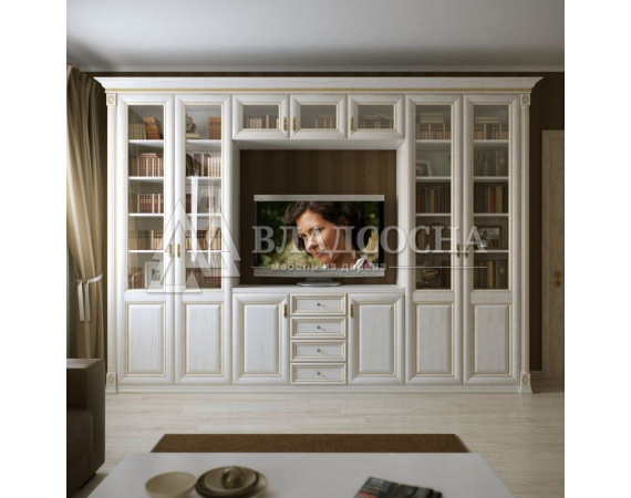 Шкаф с нишей под ТВ из серии "Пальма"