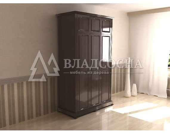 Шкаф трехстворчатый с антресолью из серии "Кардинал"