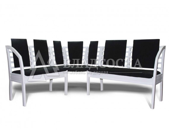 Уголок Грация с подлокотниками