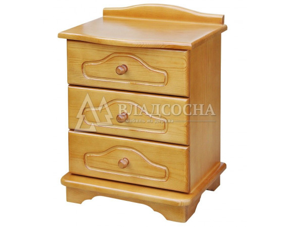 Тумба прикроватная Калинка 3 ящ., Классика 3ящ